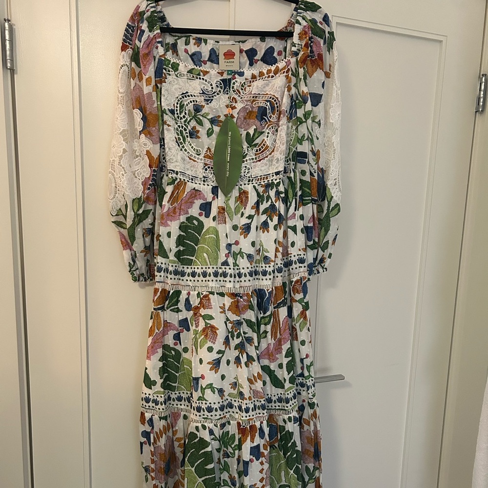 FARM Rio Summer Garden Midi Dress